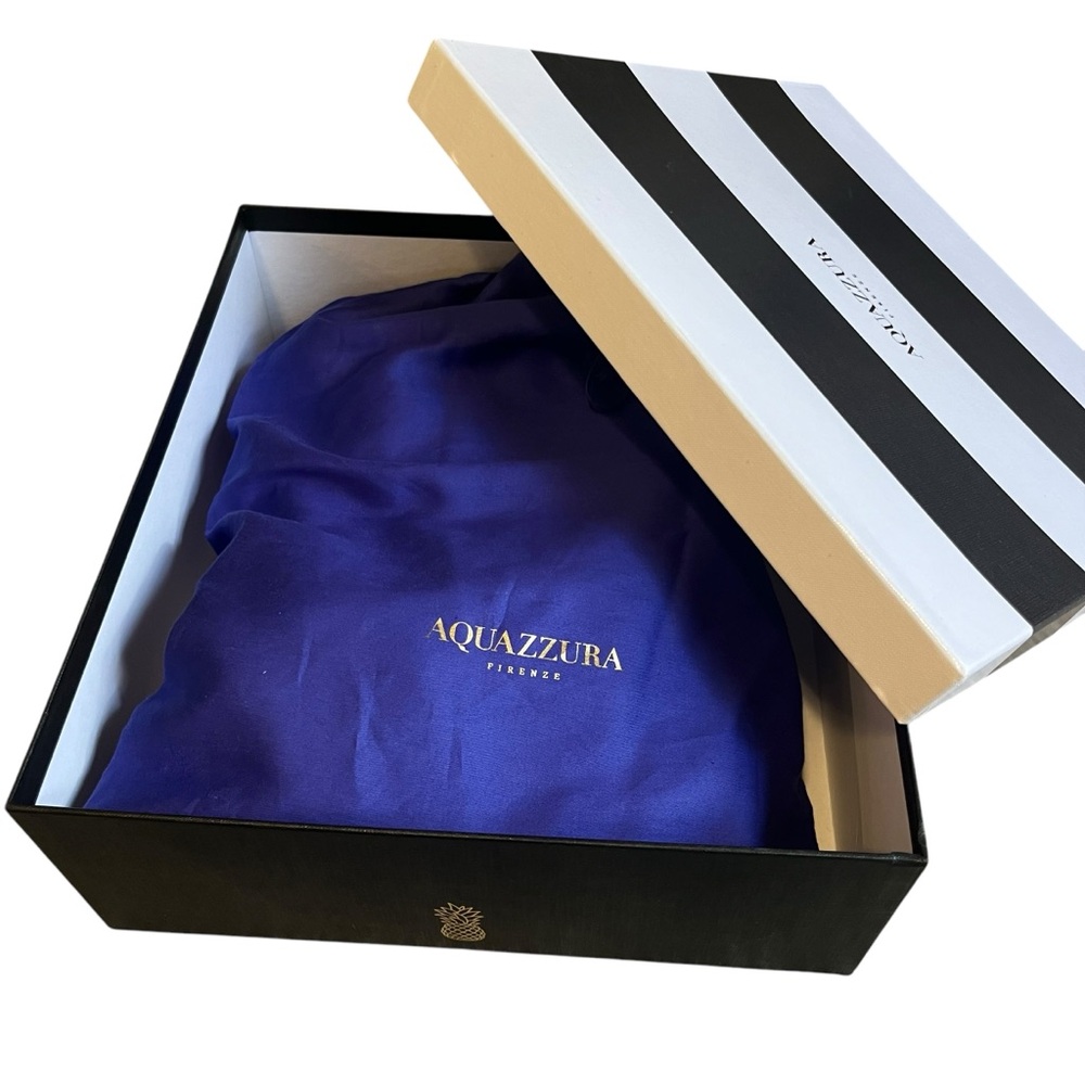 AQUAZZURA So Me Bootie sz 37.5 US 7.5 Imperial forest velvet black sock boot - Picture 11 of 11